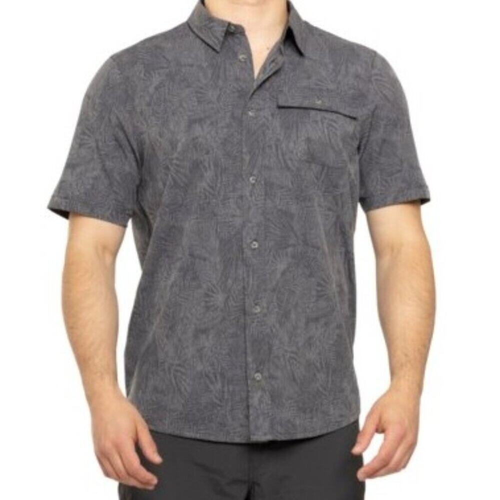 Avalanche Short Sleeve Button Down Shirt XL